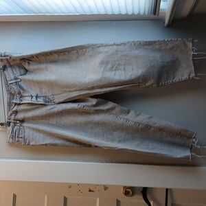 Old Navy Women's Straight Leg Jeans - Gray